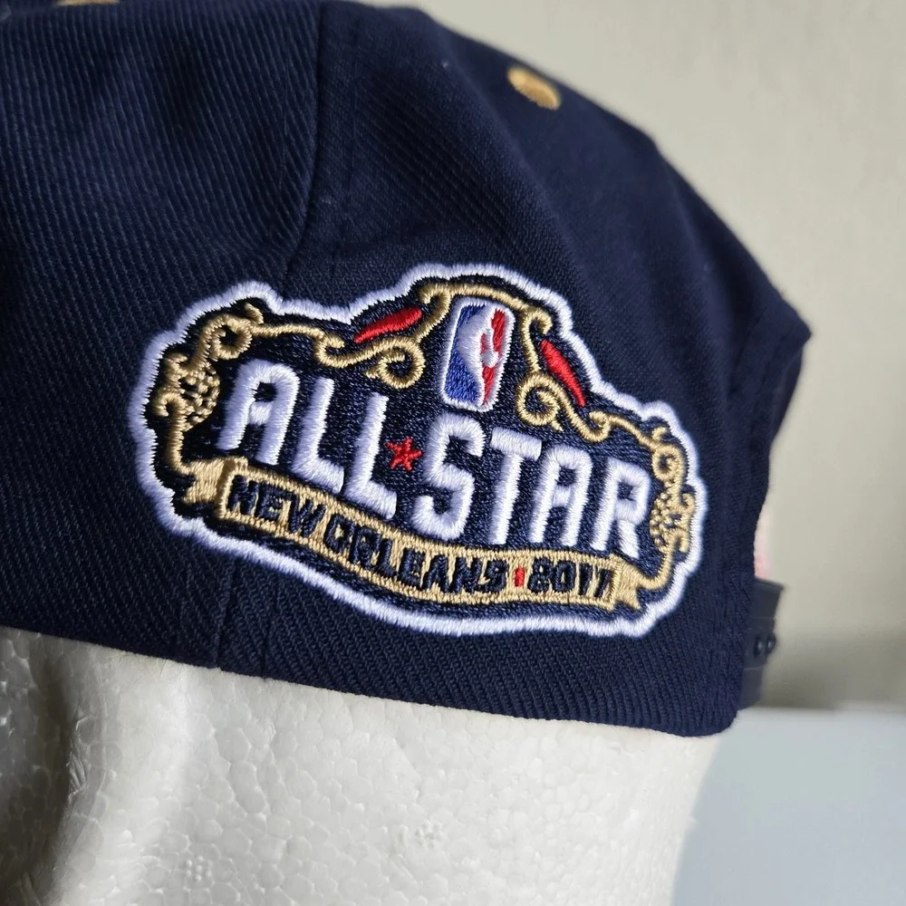 Adidas New Orleans 2017 NBA All Star Game SnapBack Hat Blue‎ Pelicans 2 Tone